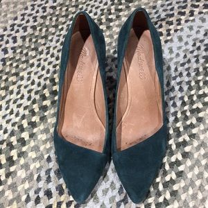 Madewell green pumps